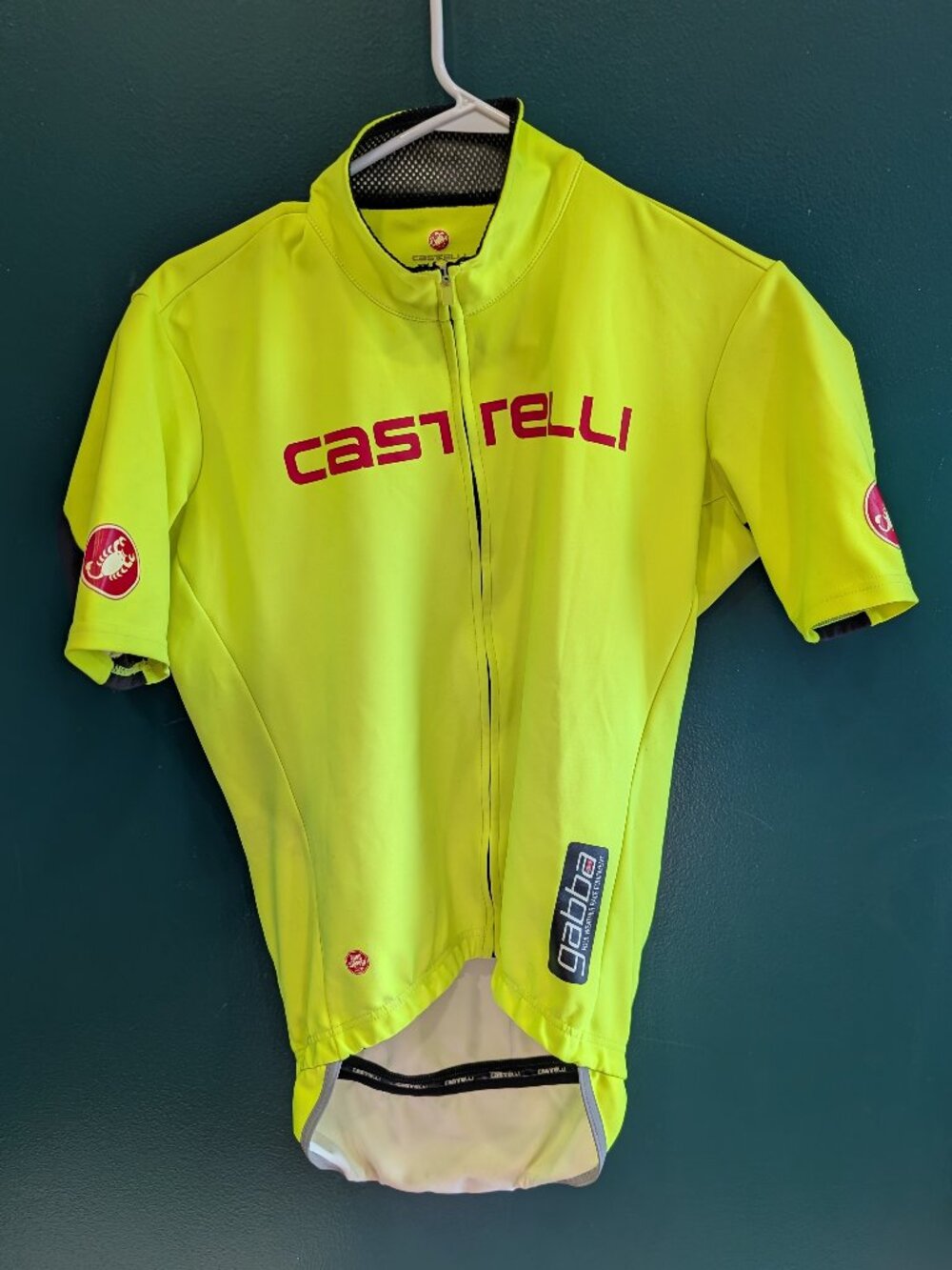 Castelli Gabba Rosso Corsa short sleeve cold weather cycling jacket